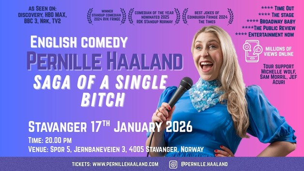 Event image English comedy: Pernille Haaland Brings "Saga of a Single Bitch" 