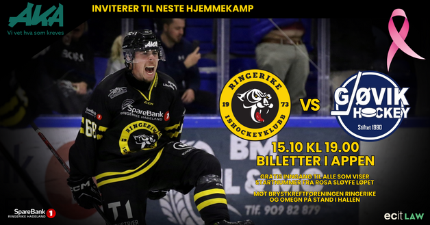 Event image Ringerike - Gjøvik / Rosa sløyfe kamp