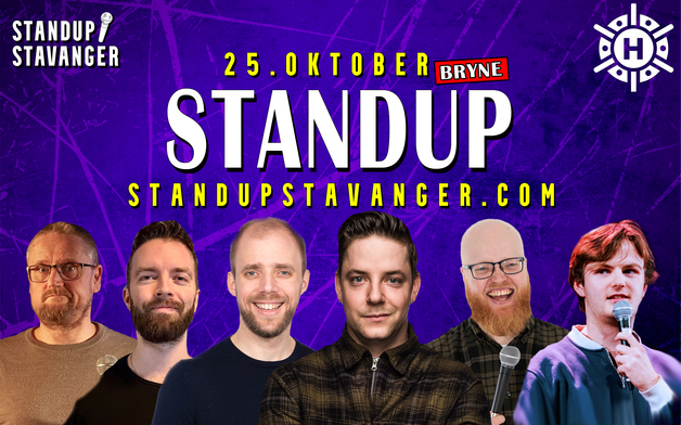Event image Standup på Bryne (Hvelvet) - 25. oktober