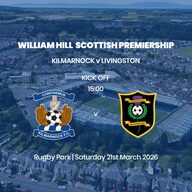 Event image William Hill Premiership - Kilmarnock v Livingston - Saturday 21st March 2026