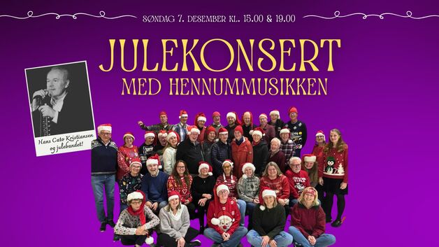 Event image Julekonsert med Hennummusikken // 7. desember kl. 19.00
