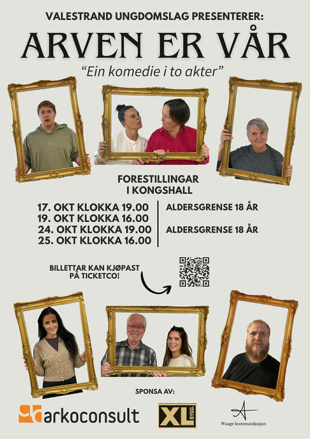 Event image ARVEN ER VÅR. Ein komedie i to akter 