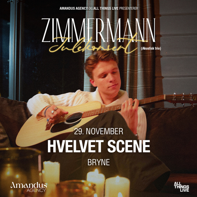 Event image JULEKONSERT: Zimmermann // Hvelvet Scene