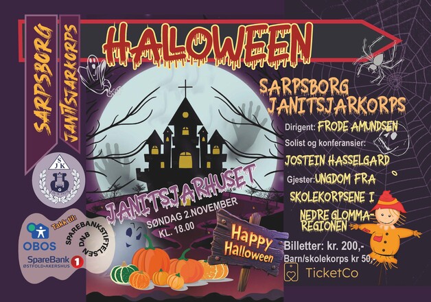 Event image Sarpsborg Janitsjarkorps - Halloweenkonsert