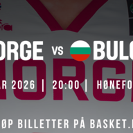 Event image NORGE VS BULGARIA PRE-KVALIK EM BASKETBALL 2029 MENN - HØNEFOSS ARENA
