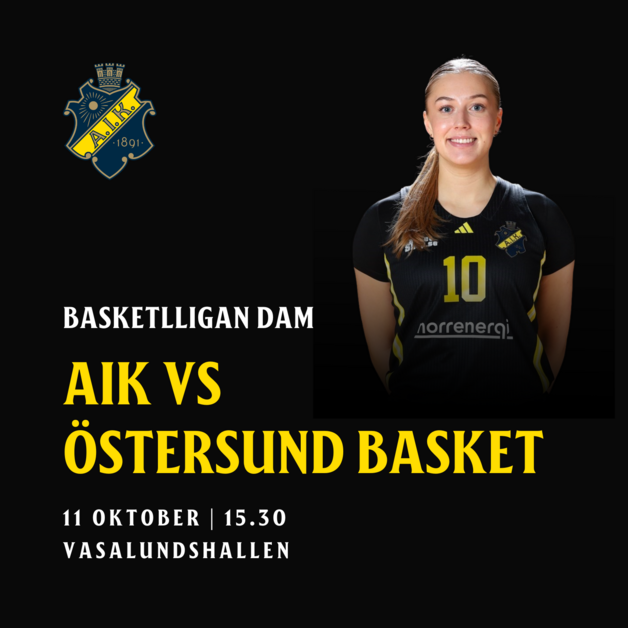 Event image SBL Dam: AIK vs. Östersund Basket