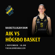 Event image SBL Dam: AIK vs. Högsbo Basket