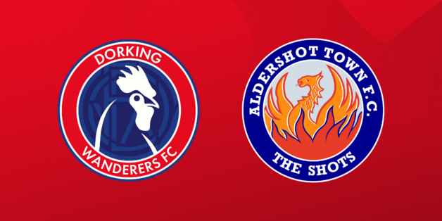 Event image Dorking Wanderers vs Aldershot Town