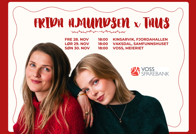 Event image Julekonsert med TAUS og Frida Amundsen - Vaksdal 29. November
