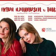 Event image Julekonsert med TAUS og Frida Amundsen - Vaksdal 29. November