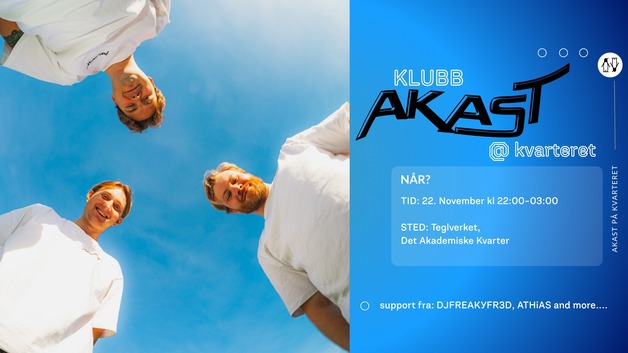 Event image KLUBB AKAST @ Kvarteret