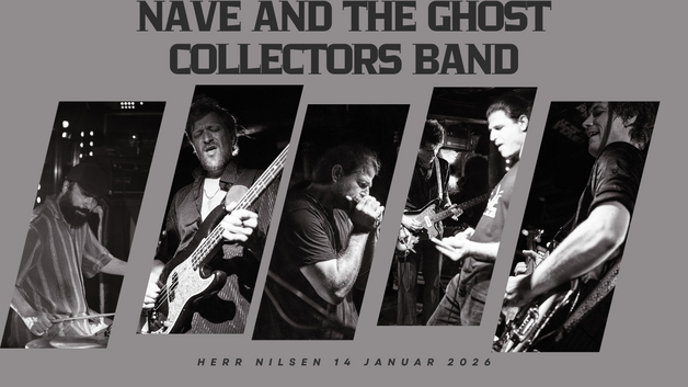Event image Nave & The Ghost Collectors – eksplosiv indie-rock fra Bergen!
