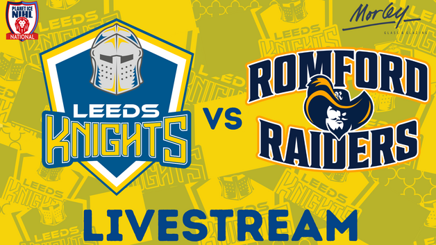 Event image Morley Glass Leeds Knights v Romford Raiders Livestream - F/0 17:15