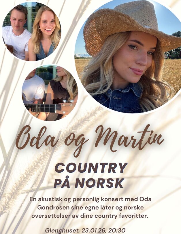 Event image Oda og Martin - Country på norsk