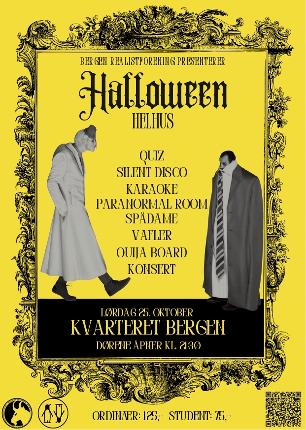 Event image Halloween Helhus // Bergen Realistforening // Kvarteret 