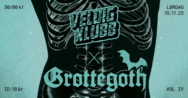 Event image Grottegoth x Veldig Klubb || Hulen