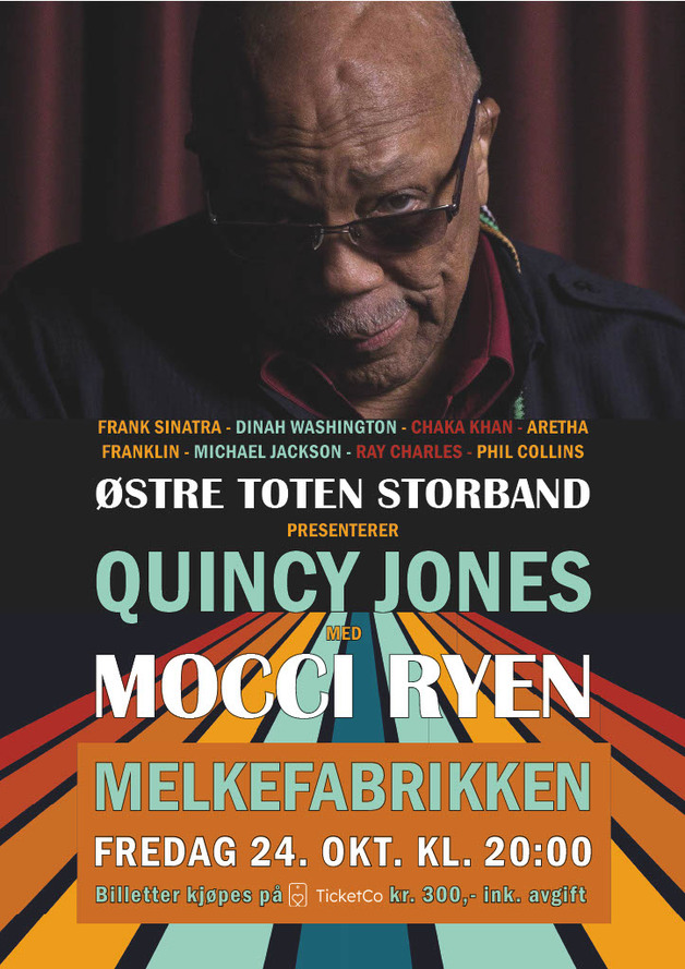 Event image Østre Toten Storband & Mocci Ryen hyller Quicny Jones i Kokeriet 