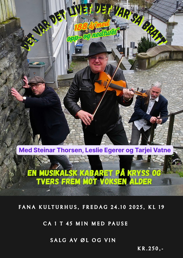 Event image DET LIVET DET VAR SÅ BRATT