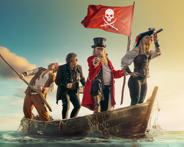 Kaptein Rødskjegg & Sjørøverne