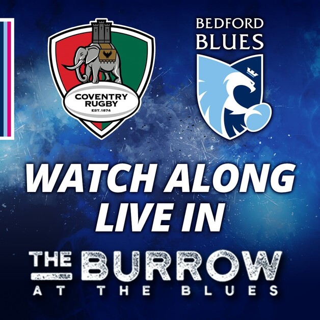 Event image Live Watchalong - Coventry v Bedford Blues