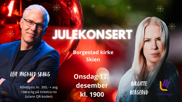 Event image Jul med Skaug - Leif Ingvald Skaug inviterer Birgitte Bergerud til jul