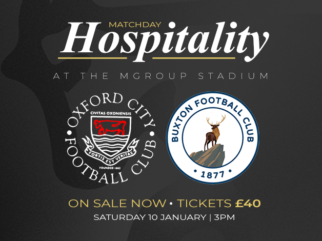 Event image Matchday Hospitality | Oxford City vs Buxton