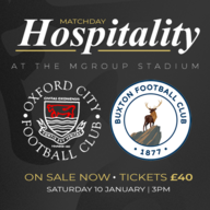 Event image Matchday Hospitality | Oxford City vs Buxton