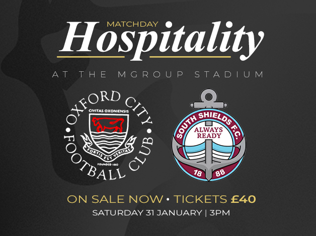 Event image Matchday Hospitality | Oxford City vs South Shields