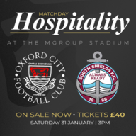 Event image Matchday Hospitality | Oxford City vs South Shields