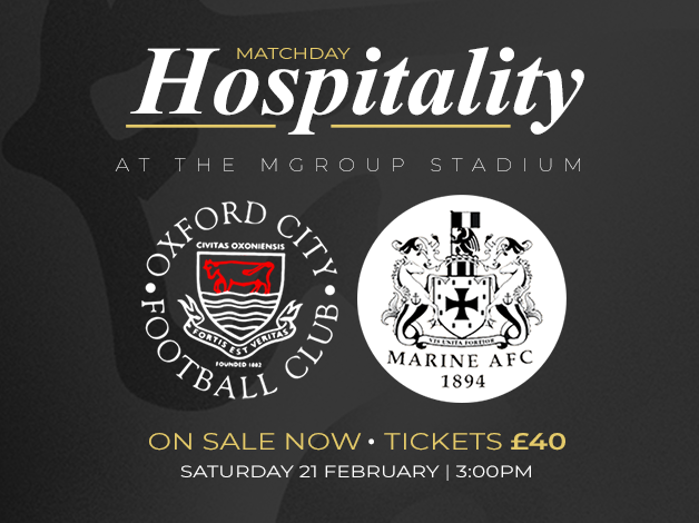Event image Matchday Hospitality | Oxford City vs Marine