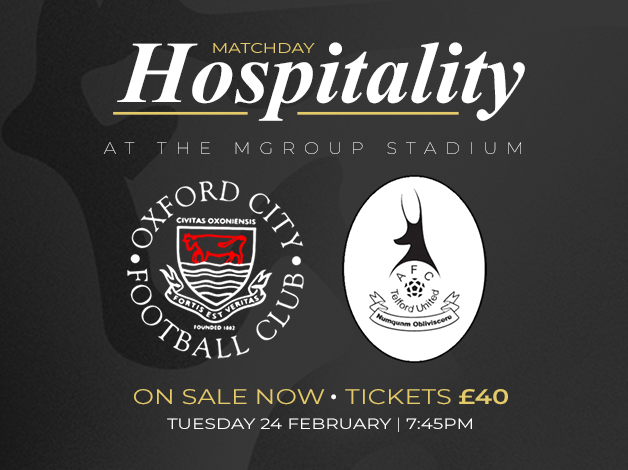 Event image Matchday Hospitality | Oxford City vs AFC Telford United