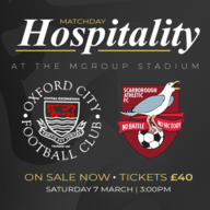 Event image Matchday Hospitality | Oxford City vs Scarborough Athletic 