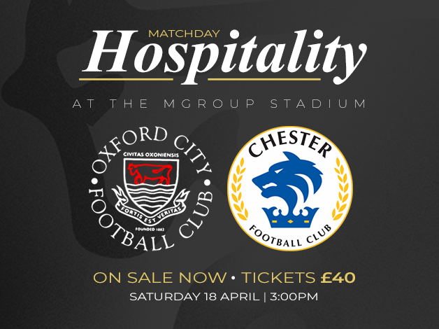 Event image Matchday Hospitality | Oxford City vs Chester