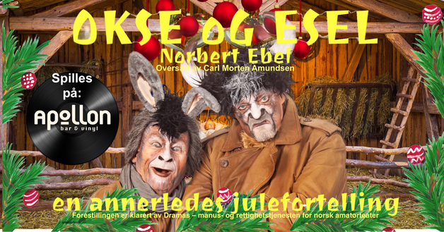 Event image Okse og Esel - Et krybbespill og annerledes julefortelling