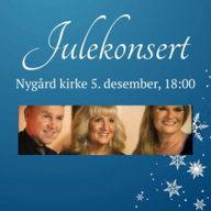 Event image Julekonsert i Nygård kirke med Anita Heggholmen, Roy Vorland og Veslemøy Fluge Berg