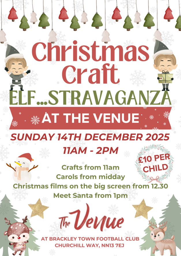 Event image Christmas Craft ELF.....STRAVAGANZA @ The VENUE