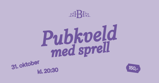 Event image Pubkveld med sprell