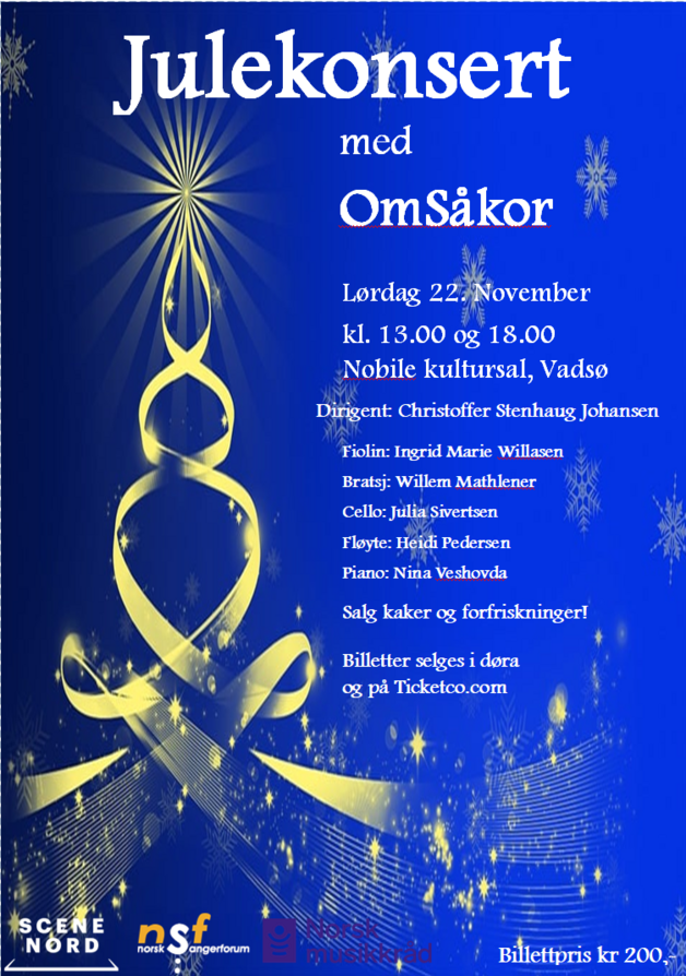 Event image Julekonsert OmSåKor - Konsert 1 kl 13.00