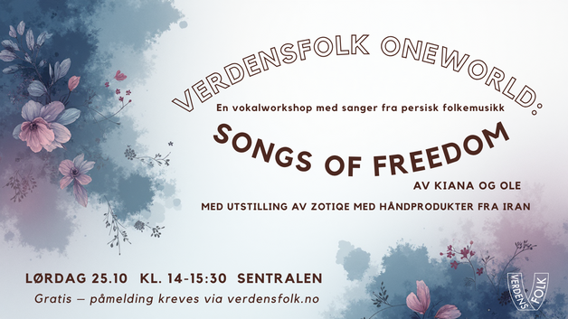 Event image Verdensfolk OneWorld: Songs of Freedom