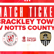 Event image Brackley Town FC v Notts County FC - Emirates FA Cup 1st Round - Saturday 1st November 2025 - KO 5:30pm HOME TICKETS ONLY
