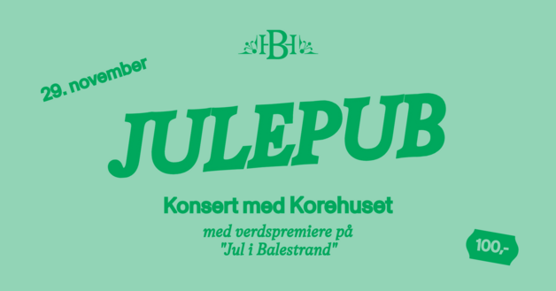 Event image Julepub og konsert med Korehuset