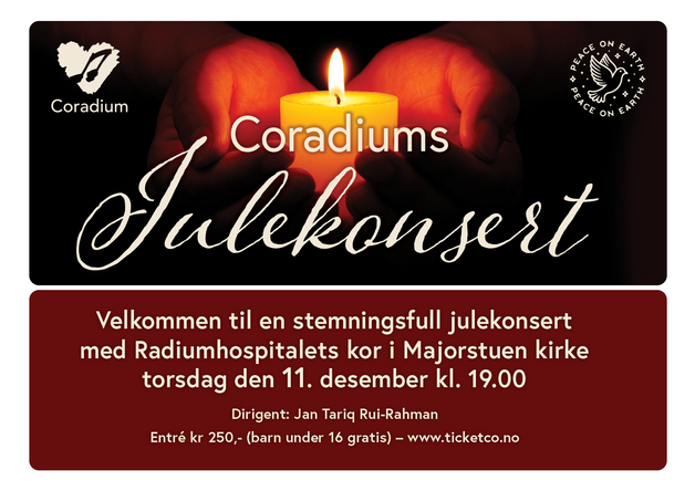 Event image Velkommen til stemningsfull julekonsert med Coradium i Majorstuen Kirke den 11. desember 2025 kl. 19:00