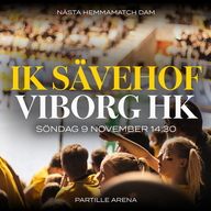 Event image IK Sävehof vs Viborg HK (d) EHF European League 