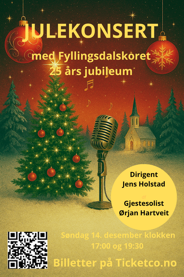 Event image Julekonsert med Fyllingsdalskoret, søndag 14. desember, 17:00