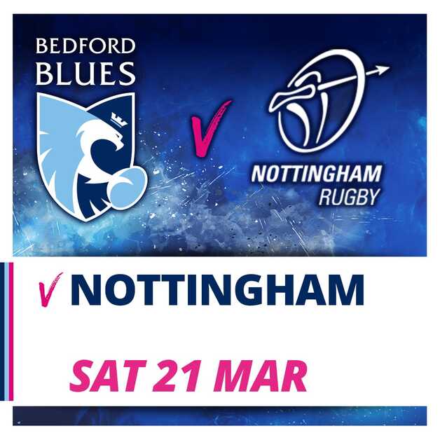 Event image Bedford Blues v Nottingham