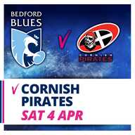 Event image Bedford Blues v Cornish Pirates