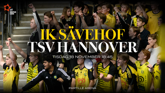 Event image IK Sävehof vs TSV Hannover (h) EHF European League 