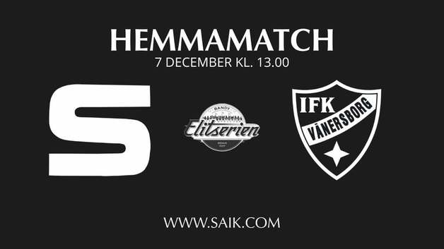 Event image Dam: Sandviken - IFK Vänersborg I Elitserien 2025/2026