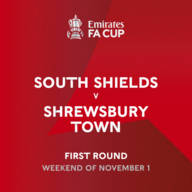 Event image South Shields FC v Shrewsbury Town FC (Home Fans)