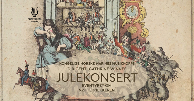 Event image Marinemusikkens Julekonsert - Eventyret om Nøtteknekkeren//Horten
